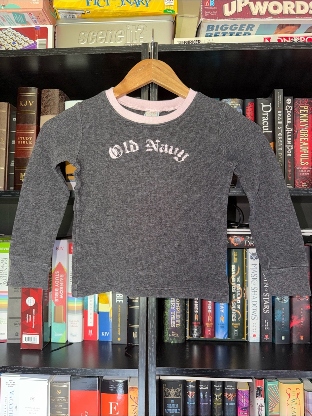 Old Navy Y2K Graphic Waffle-knit Thermal Shirt